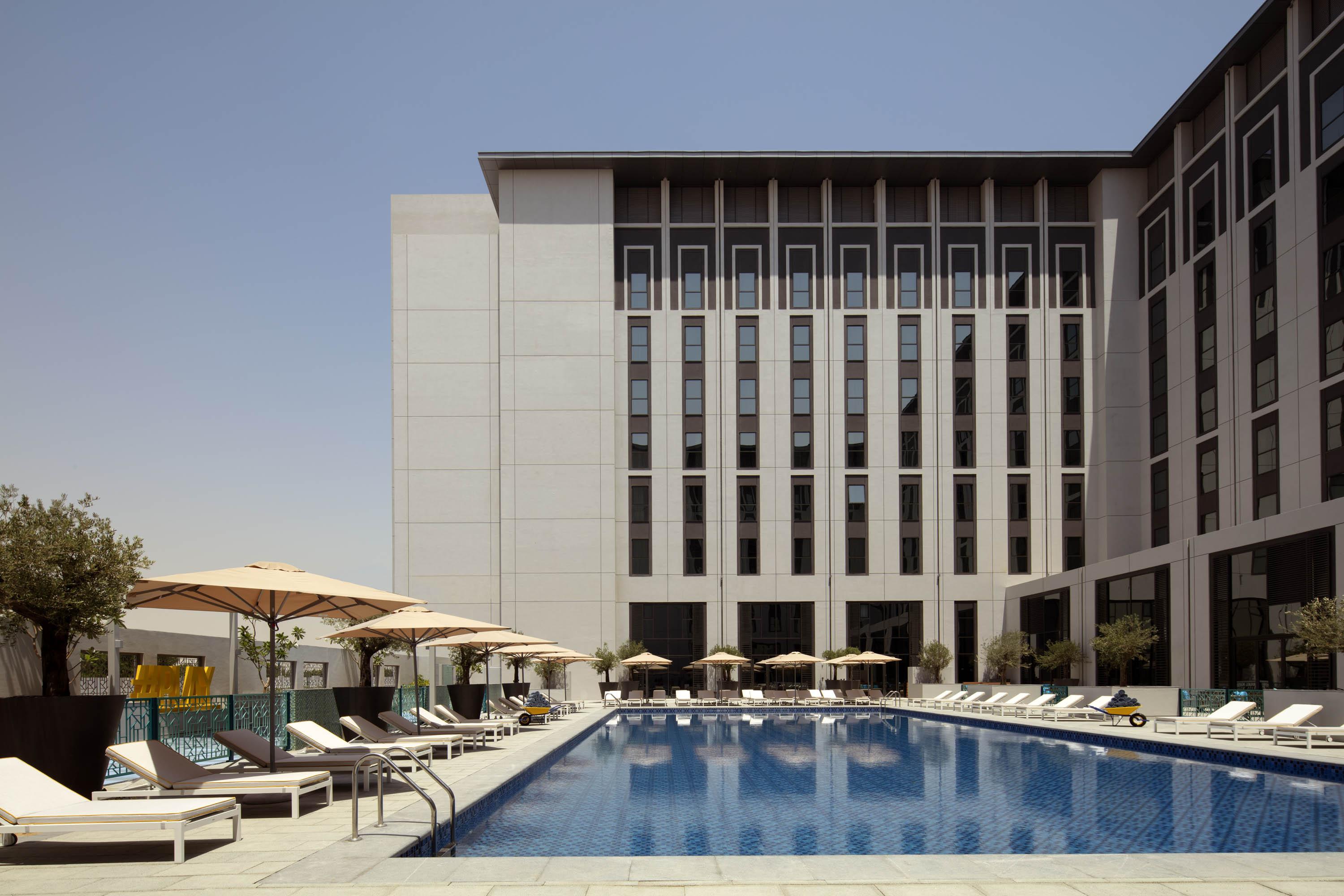 Rove At The Park Hotel Dubai Exterior foto